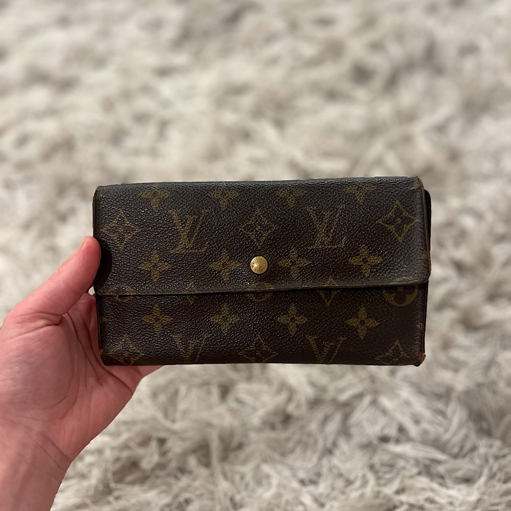 Vintage Louis Vuitton Monogram Brown Wallet